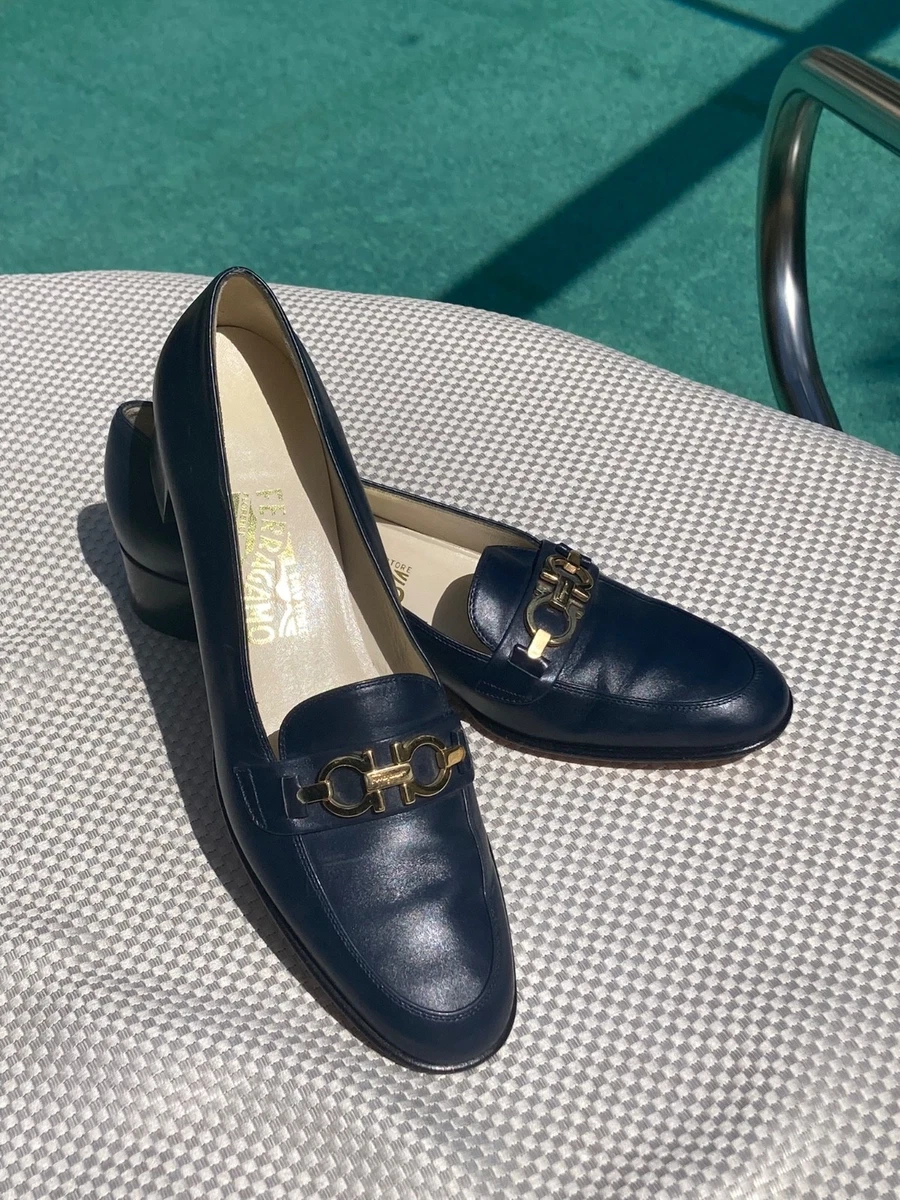 Salvatore Ferragamo Blue Shoes for Women for sale | eBay