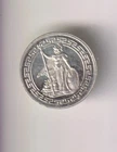 BRITTANIA TRADE INGOT BULLION ART ROUND 1 GRAM .999 FINE SILVER 99% SILVER