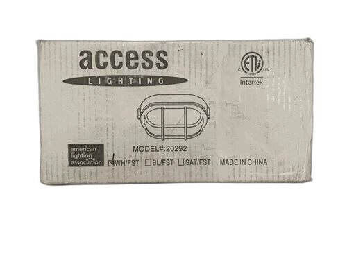Access Lighting Nauticus 1-Light Outdoor Bulkhead Light w/ Frosted Glass Shade - Picture 8 of 8