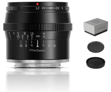 TTArtisan 50mm f/1.2 EOS-M Portrait Lens Size 62mm x 60mm Filter size 52mm
