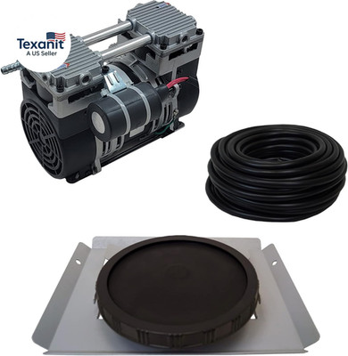 Aeration System - 1 HP Pond Aerator Pump for up to 2 Acres - 120V Electric Compr