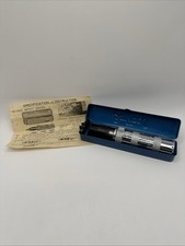 Buffalo No. 2500 Hand Impact Driver with Metal Case & 4 Drill Bits Vintage