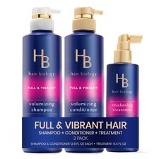 Hair Biology Volumizing Shampoo Conditioner Thickening Treatment 32 Fl Oz