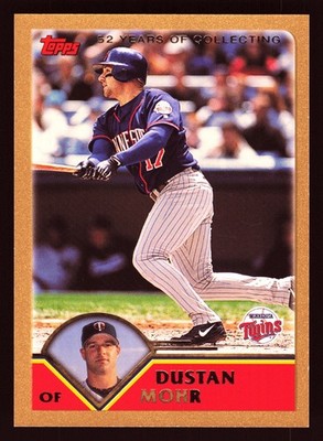 Dustan Mohr Minnesota Twins 2003 Topps Gold #451 SN /2003