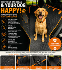 Dog Car Seat Cover - Black
