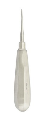 Dental Luxation Elevator, Curved Tip, 2 mm wide
