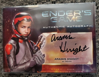 2014 Ender's Game Aramis Knight   #A4 On Card Auto