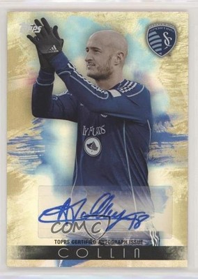 2013 Topps MLS Maestro Gold 11/25 Aurelien Collin #MA-AC Auto 2k3