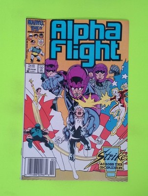 Alpha Flight #43 Vol. 1 1987 Marvel Comics 1st App Newsstand 7.0 R79-34