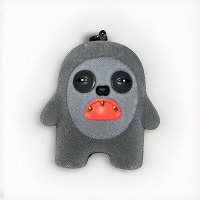Fuggler Keychain Blind Bag 24 Carats Of Chaos Bag Clip Hedgehog Gray  Flocked 