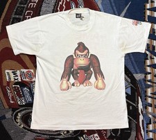 Vintage Donkey Kong Country Shirt Nintendo Promo Tame The Beast USA Large 90s