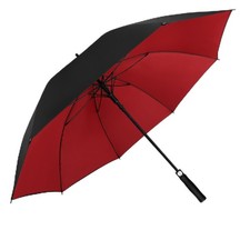 Automatic Open Extra Large Golf Umbrella 62 Inch, Double Canopy Vented Windpr...