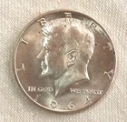 1964-D Kennedy Half Dollar Coin 90% Silver 50 Cent