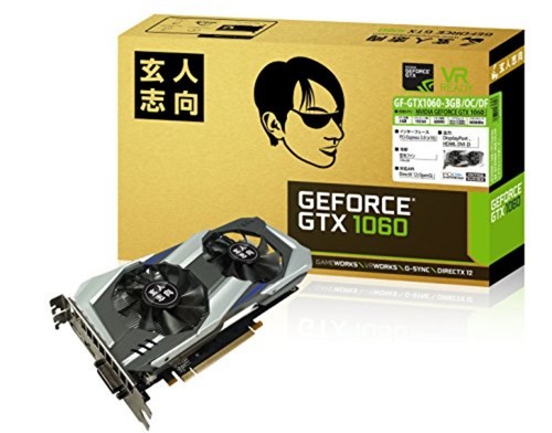 Professional-oriented video card GEFORCE GTX 1060 equipped with GF F/S w/Track#