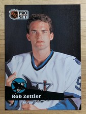 1991-92 Pro Set French #330 Rob Zettler