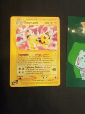 Pokemon Card Ampharos 034/165 Expedition Rare Non Holo 081💎NM💎