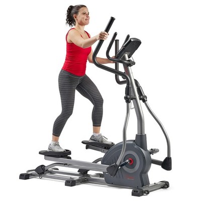 Smart 15.8'' Stride Elliptical Machine Bluetooth 12 Level Adjustable Resistance