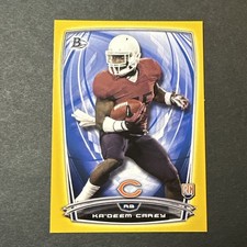 2014 Topps Bowman Bears Ka'Deem Carey Rookie Gold /399 #104