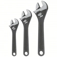Proto J795SA 3 PIECE BLACK OXIDE ADJUSTABLE WRENCH SET