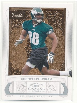 2009 Donruss Classics Cornelius Ingram #175 Timeless Tributes Silver RC /100