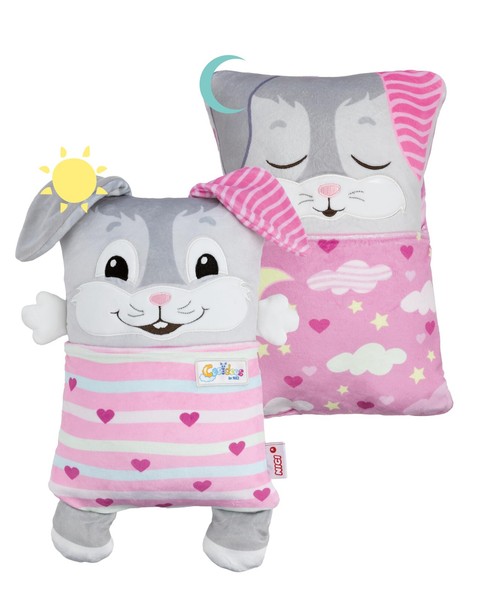 Nici Cosidoo Kuscheltier Hase Grau 30X20Cm Wendefunktion PlüSchtier 62294-image