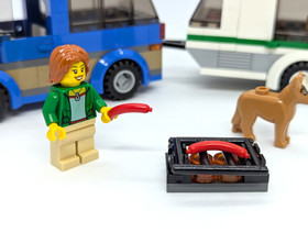 LEGO City 60117  Van & Caravan Complete with Minifigures and instructions