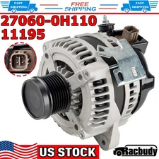100Amp Alternator 11195 for Pontiac Vibe Toyota Camry Corolla Matrix 2007-2013