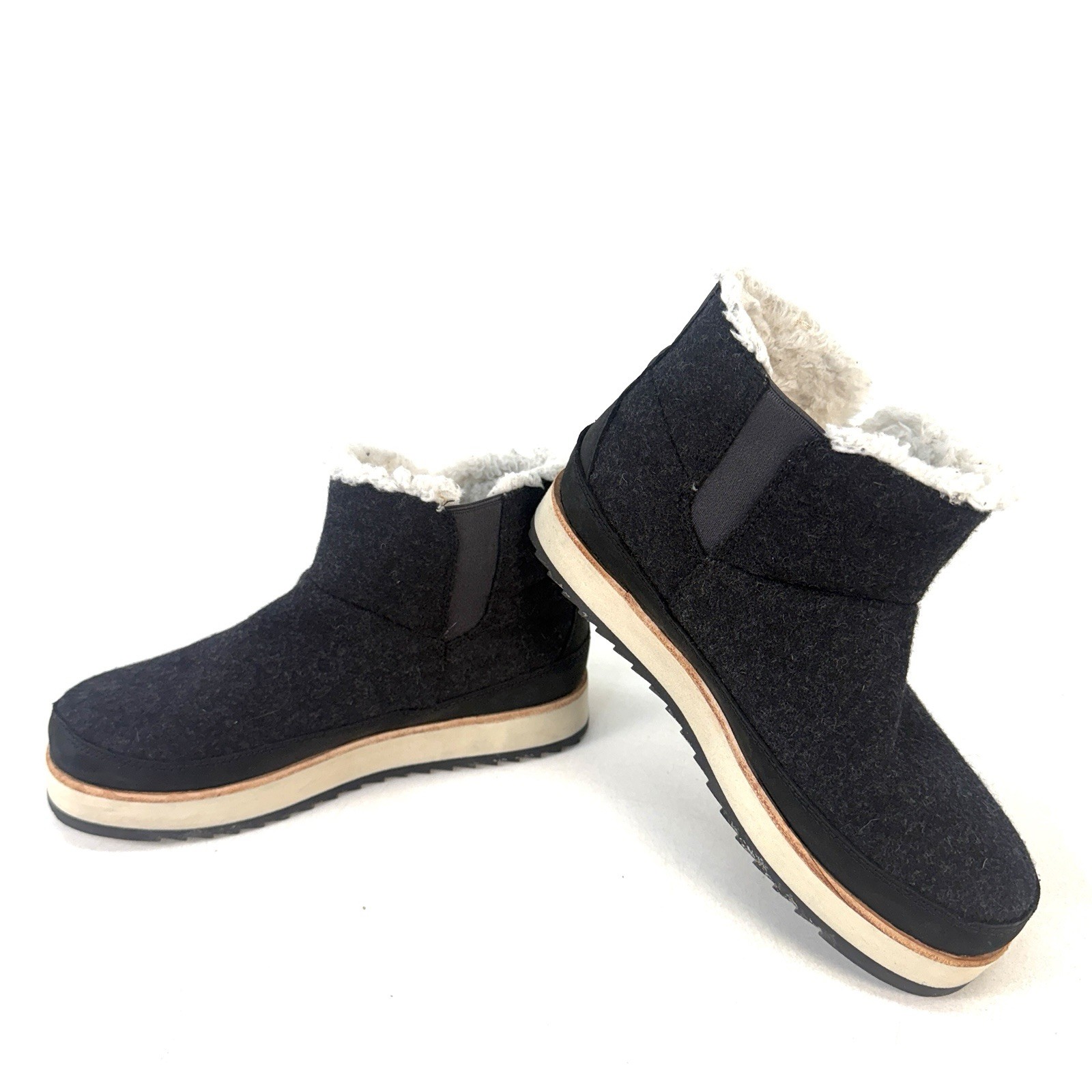 Stivali da neve Merrell donna Juno J003646 neri punta tonda pull on misura 6 5