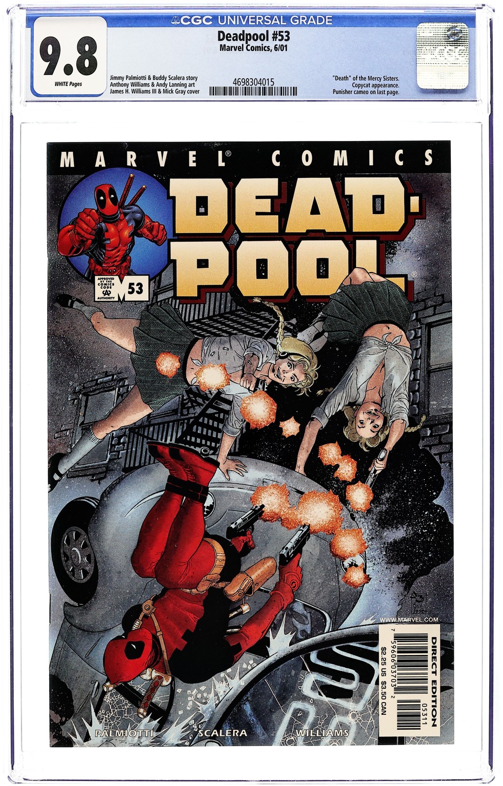 Deadpool #53 CGC 9.8 2001 4698304015