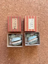 Zodiac Horse Incense Container Chinese Zodiac Porcelain 2-Piece Set