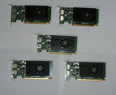 Restposten 5 Nvidia NVS310 1GB Dual DisplayPort PCIE Low Profile Grafikkarten