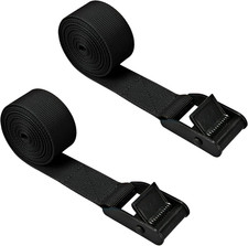 Premium Lashing Strap Short 1" X 6.5 Ft, Cam Buckle Tie down Straps Heavy Duty S