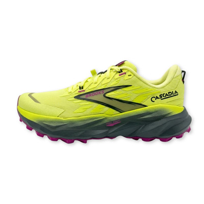 Brooks Cascadia 19 Damen Trail Running Schuhe Gelb Gr. 40 Outdoor Laufschuhe
