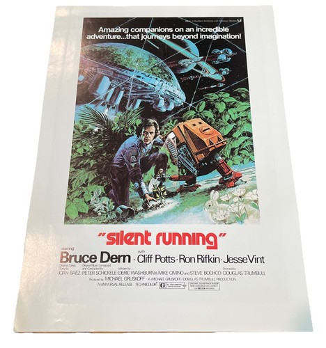 VTG Movie Poster “Silent Running” Starring Bruce Dern/Fantastic Planet - Picture 1 of 6