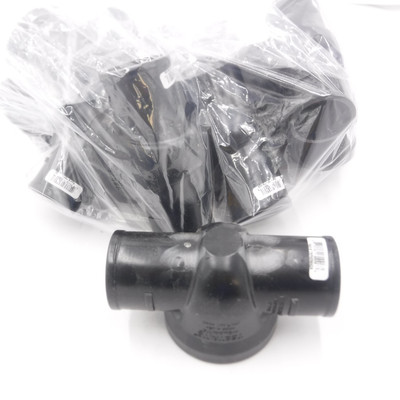10 pack Holdrite 2'' TESTRITE No-Hub PVC DWV Test/Cleanout Tee w/Plug TRPVCNH2A