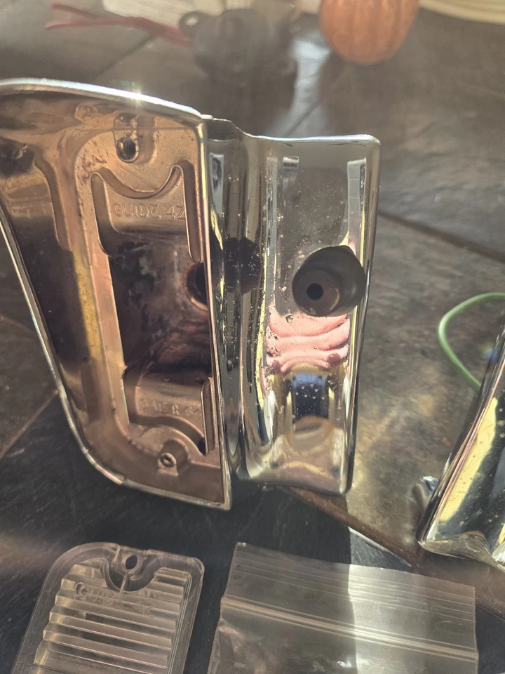 1964 1965 64 65 Buick Skylark especial para-choque traseiro conjunto de luz reversa traseira fabricante de equipamento original - Imagem 2 de 4