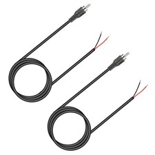 2Pack 3.4ft RCA Male Plug to Bare Wire Audio Speaker Subwoofer HDTV Cable Cord
