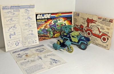 Sears GI Joe Dreadnok Ground assault complete set with blueprints