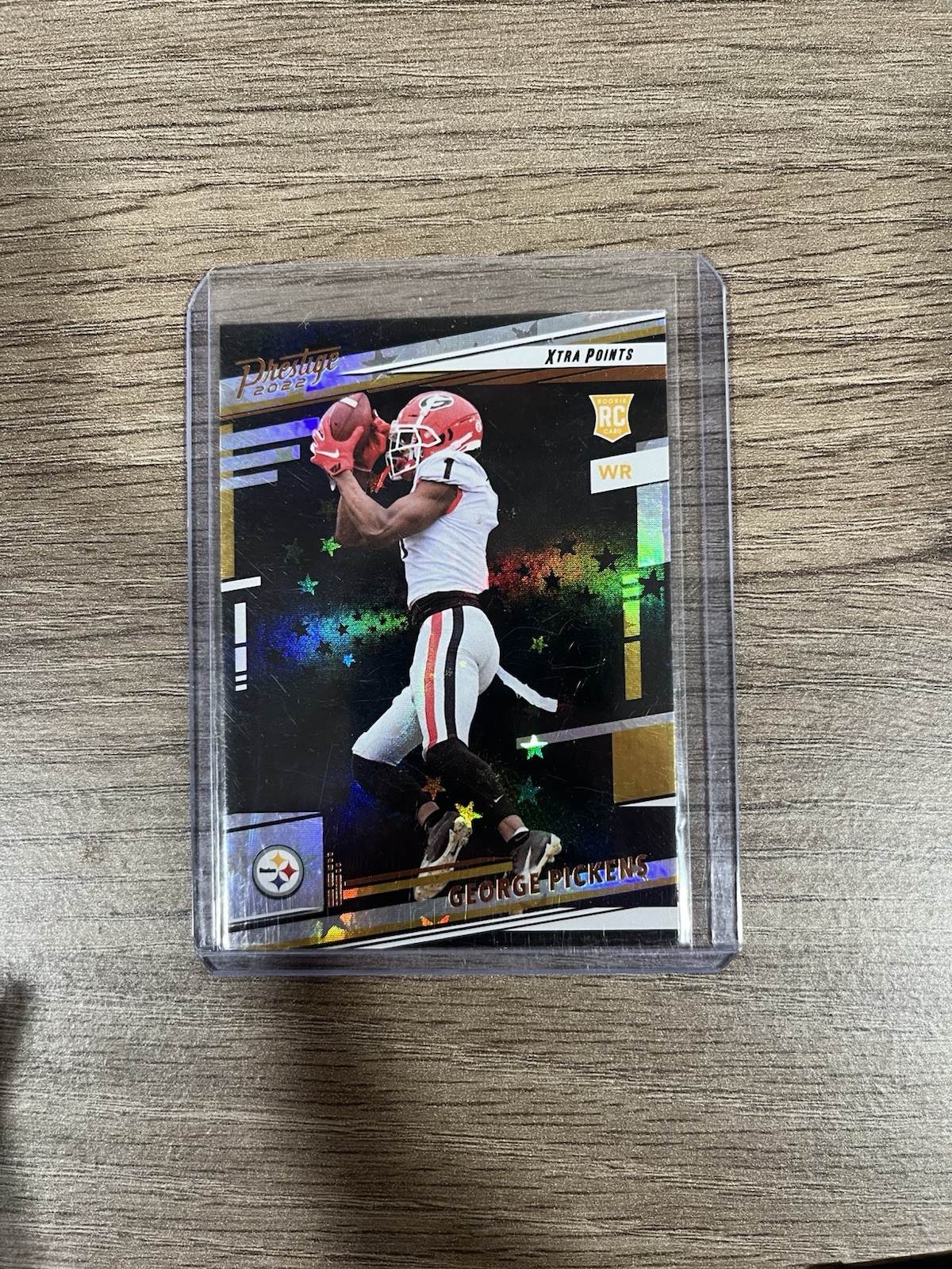 2022 Panini Prestige - Rookies George Pickens #323 Xtra Points Astral (RC)