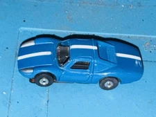 Aurora slot car T-Jet Porsche 906  Blue w/Stripe Works