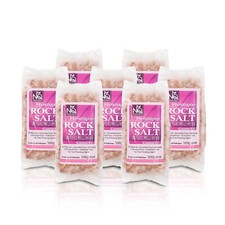 100 Pure  Natural Himalayan Rock Salt Coarse 500g, 7 Packs, Country Farm