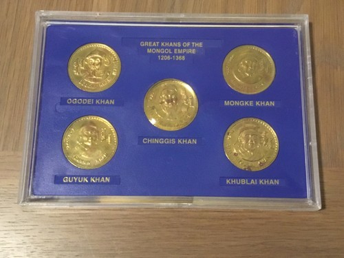 Great Khans of The Mongol Empire 1205 1368 Minted By Mongolian Mint Zoos Goyol - Picture 3 of 12