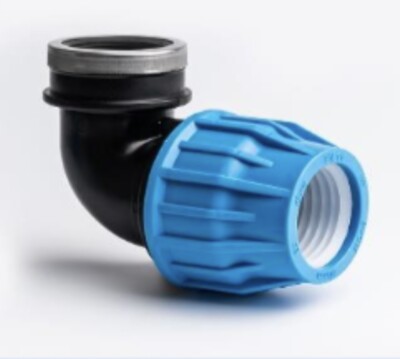 MDPE Druckbogen 90 Fitting Adapter Female BSP (WRAS Approved)