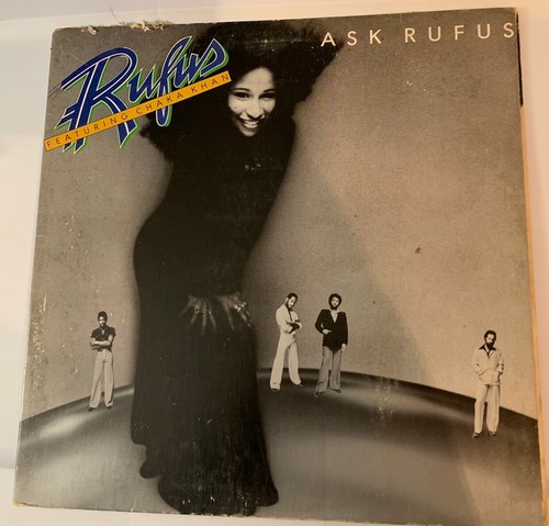 Rufus Featuring Chaka Khan 1977 Ask Rufus Funk Soul NM Vinyl LP Record ...