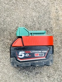 Milwaukee 18v m18 battery adapter to Hitachi / Hikoki Tools, For One Piece