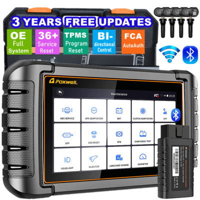 FOXWELL GT75TS OBD2 Automotive Scanner ECU Codierung TPMS Service 31 Reset OE-ni