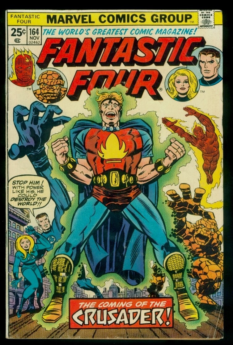 Marvel Comics FANTASTIC FOUR #164 1st Crusader(Marvel Boy) VG 4.0