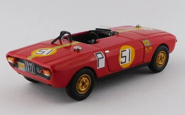LANCIA FULVIA F&M SPECIAL HF 1000 Km Nurburgring 1969 1/43 9788 Best Made Italy - Immagine 2 di 2