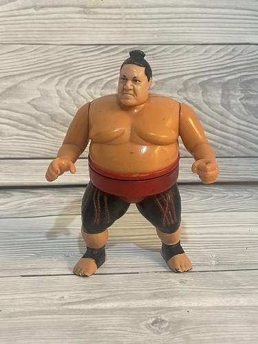 WWF Hasbro Wrestling Action Figure Yokozuna 1993 T...