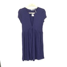 Kimchi Blue Urban Outfitters Women Size Small Dress Navy Blue Jersey Stretch